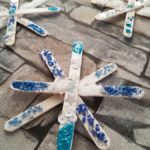 Sterne im Design von „Die Eiskönigin“ – DIY