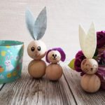 Osterhasen aus Holzperlen basteln – DIY