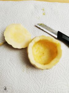 DIY Kürbis Kerze Herbst basteln 02
