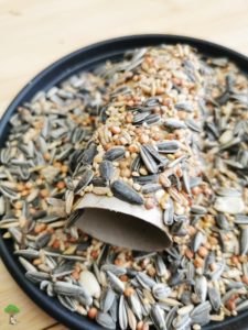 DIY Vogelfutter Rolle Upcycling aus Toilettenpapierrolle 03