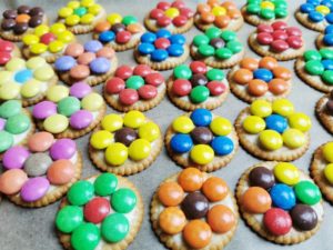 DIY Frühling Blumen Cracker Smarties 09