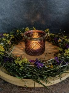 Kranz aus Labkraut ohne Draht DIY 12