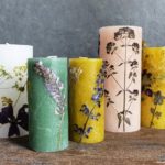 DIY Einzigartige Kerzen mit getrockneten Blumen