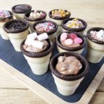 Kleiner Kuchen im Waffelbecher – Für Party und zwischendurch
