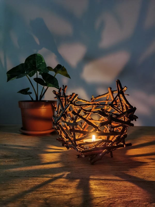 Kerzenhalter aus Holz DIY 04