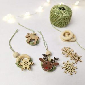 Anhänger für Weihnachtsbaum und Geschenke